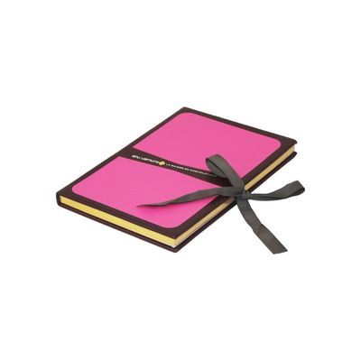 Подгонянное книга в твердой обложке Bowknot выровняло журнал для делать эскиз к примечаний