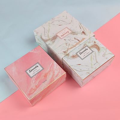 Подарочная коробка на день рождения печатания изготовленного на заказ мрамора логотипа с коробками бумажного мешка хандмаде твердыми