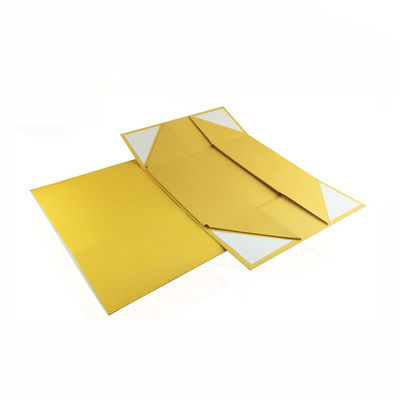 Желтые 31*20*7cm косметические подарочные коробки подгоняли логотип для сливк стороны