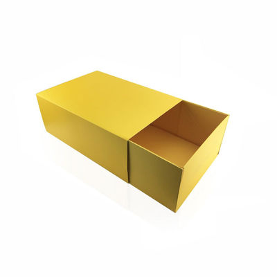 Желтые 31*20*7cm косметические подарочные коробки подгоняли логотип для сливк стороны