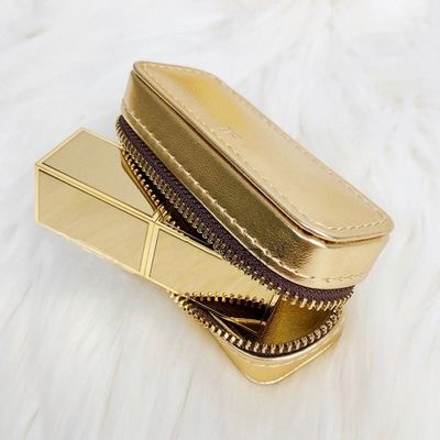 10*4*3.5cm застегнутый на молнию размер коробки организатора губной помады мини для макияжа