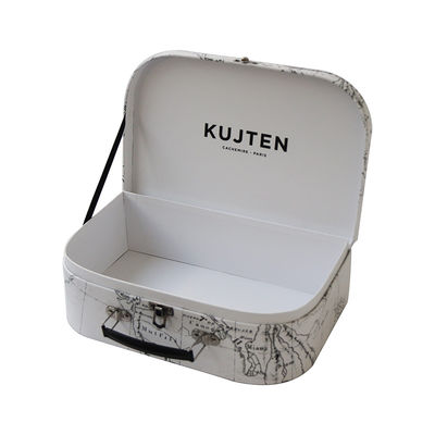 Корзина подарочной коробки чемодана хранения Keepsake карты декоративная с крышкой